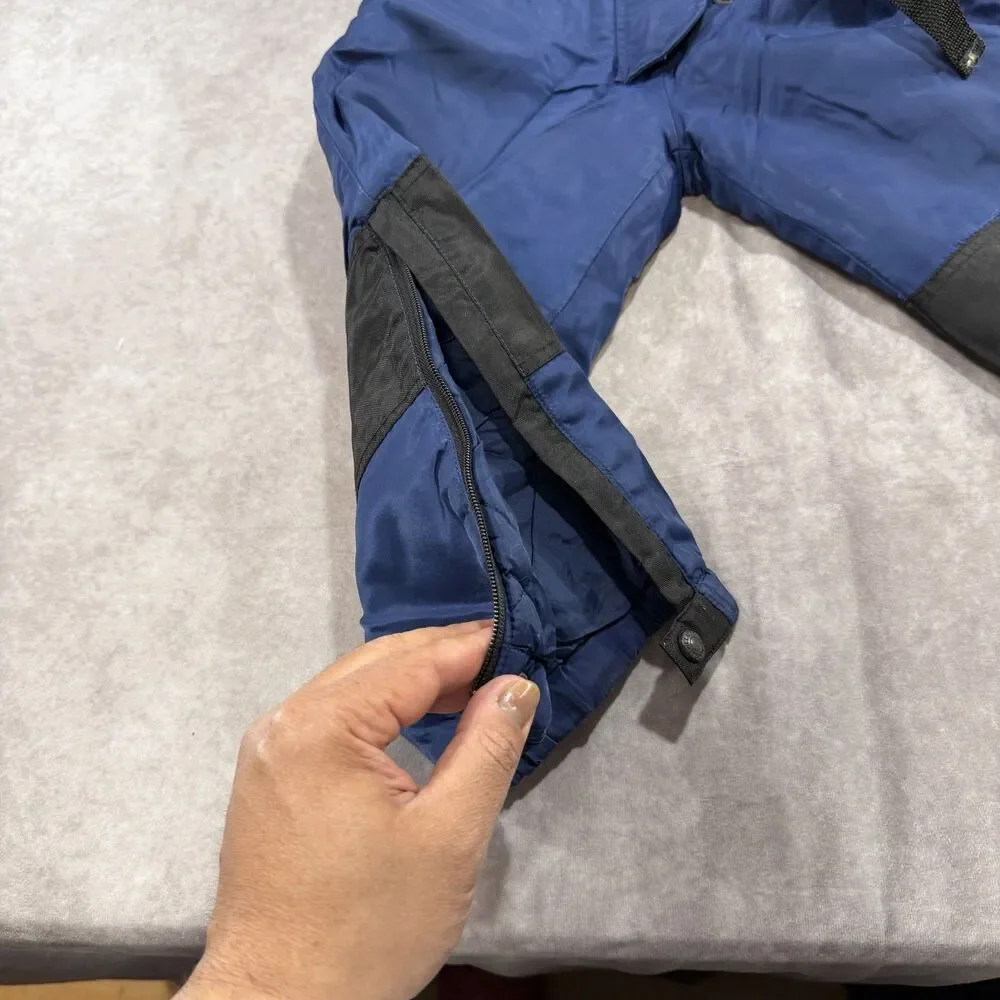 Vintage Polo Sport Snowsuit Size 4T Blue Ralph Lauren Puffer Zip Up Belted